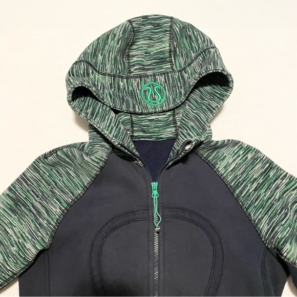 Lululemon Scuba Hoodie Stretch Green Bean Inkwell Wee Are From Space - Picture 2 of 16